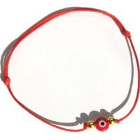 1 Pulsera Hilo Rojo Y Ojo Turco Amuleto Protector Ujm