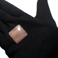 1 Cabujón Cuadrado Cuarzo Rosa Piedra Natural Ujm