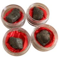 4 Magnetitas Mineral De Colección Piedra Iman Natural