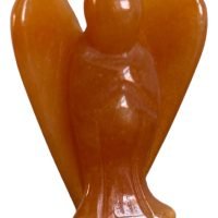 1 Ángel De Agata Cornalina Protección Estatuilla Piedra