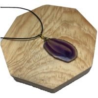 1 Dije De Laja De Ágata Variedad De Cuarzo