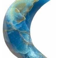 1 Luna De Calcita Aquatina Lemuriana Onix Azul Argentina