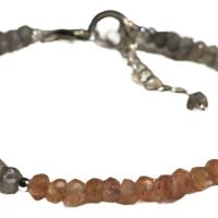 Pulsera Piedra Sol Y Labradorita Natural