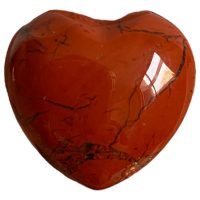 Corazón De Jaspe Sardo / Rojo Piedra Natural Ujm
