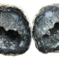 Geoda De Cuarzo Partida A La Mitad Excelente Calidad