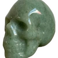 1 Craneo Cuarzo Aventurina Verde Mineral Calavera Amuleto