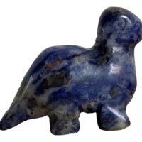 1 Dinosaurio Brontosaurio Sodalita Piedra Natural Cuarzo