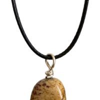 Dije Jaspe Paisaje Piedra Natural Cuarzo