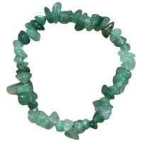 Pulsera De Aventurina Chip Cuarzo Verde Piedra Natural
