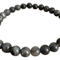 1 Pulsera Labradorita Larvikita 6 Mm Amuleto Yoga Chakras