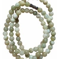 1 Collar Largo Jadeita Con Certificado De Autenticidad Yoga