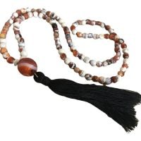 Japa Mala Ágata Mantra Meditación Rosario Budista