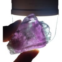 1 Fluorita Arcoiris Pulida Mineral Con Cristales Coleccion