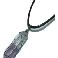 Doble Punta De Amatista Brasileña Engarzada En Alpaca