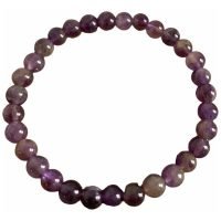 Pulsera Cuarzo Amatista Piedra Natural Amuleto