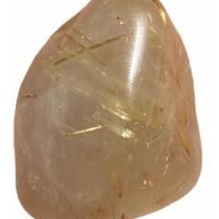 Cuarzo Rutilado Piedra Natural Amuleto Mineral De Colección