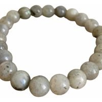 1 Pulsera Labradorita 8 Mm Piedra Natural Reiki Chakras Aura