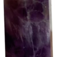 1 Obelisco Cuarzo Amatista Chevron Natural Reiki Sanación