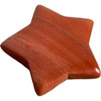 1 Estrella Jaspe Rojo Piedra Natural Aleja Energias Negativa