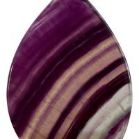 Flama Llama Fluorita Arcoiris Pulida Mineral De Colección