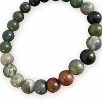 1 Pulsera Ágata Musgosa Piedra Curativa Espiritual Reiki