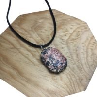 1 Jaspe Leopardo Piedra Natural Dije