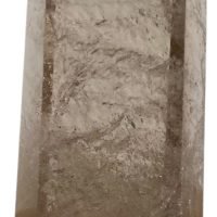 Punta Pulida De Cuarzo Ahumado Meditación Colección Reiki