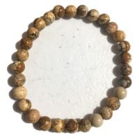 Pulsera Jaspe Paisaje Natural Reiki 6 Mm