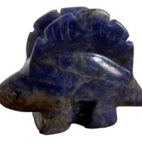 1 Dinosaurio Estegosaurio Sodalita Piedra Natural Cuarzo