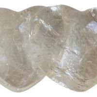 1 Piedra Corazones Unidos Cuarzo Natural Amor