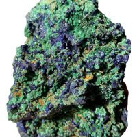 Mineral Malaquita Y Azurita Mineral De Colección Pieza Única