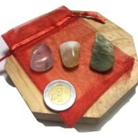 Amatista Citrino Amazonita Y Morral Amuleto Protector