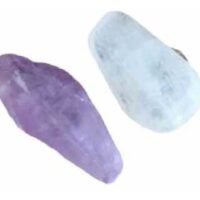 Kit Cuarzo Amatista Y Adularia Piedra Luna Mineral