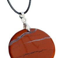 1 Dije De Jaspe Rojo Sardo Piedra Natural