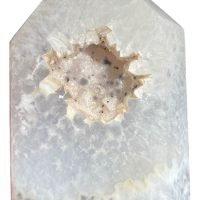 1 Obelisco Geoda Agata Blue Lace Premium Meditación Yoga