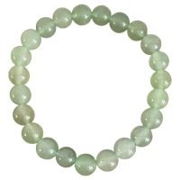 1 Pulsera Aventurina Cuarzo Verde 8 Mm Piedra Natural Chakra