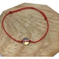 Par De Pulseras De Hilo Rojo Y Opalita Amuleto Protector