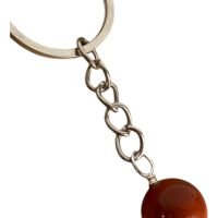 Jaspe Rojo Llavero Piedra Natural Aleja La Envidia