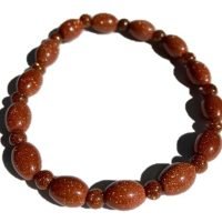 1 Pulsera De Aventurina Café Atrae Los Deseos Del Corazón