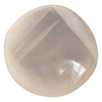 1 Piedra De Masaje Palmstone Cuarzo Hialino Forma Jabon