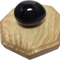 1 Obsidiana Tallada En Forma De Huevo Piedra Natural 4.5 Cm