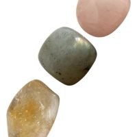 Kit 3 Cuarzos Atrae Amor Seguridad Armoniza Aura Reiki