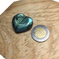 1 Corazón De Labradorita Piedra Natural