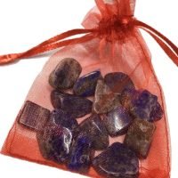 1 Morralito Piedra Del Poder Lapislazuli Reiki Yoga Amuleto