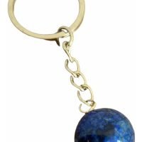 Piedra De Lapislázuli En Llavero Piedra Del Poder