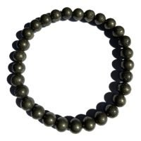 1 Pulsera De Pirita Piedra Natural Éxito Ujm