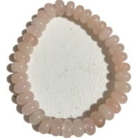 Pulsera De Cuarzo Rosa Piedra Natural