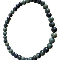1 Pulsera Jaspe Kambaba 4 Mm Natural Amuleto Protector Reiki