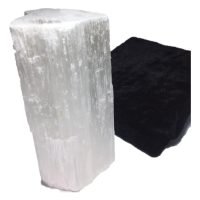 1 Torre De Selenita Reiki Meditación Amuleto Yeso Reiki Yoga