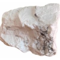 1 Howlita Natural En Bruto Mineral Colección Amuleto Reiki